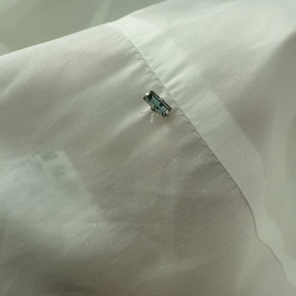 Sportmax white classic cotton short sleeve size 12 - Picture 6 of 6